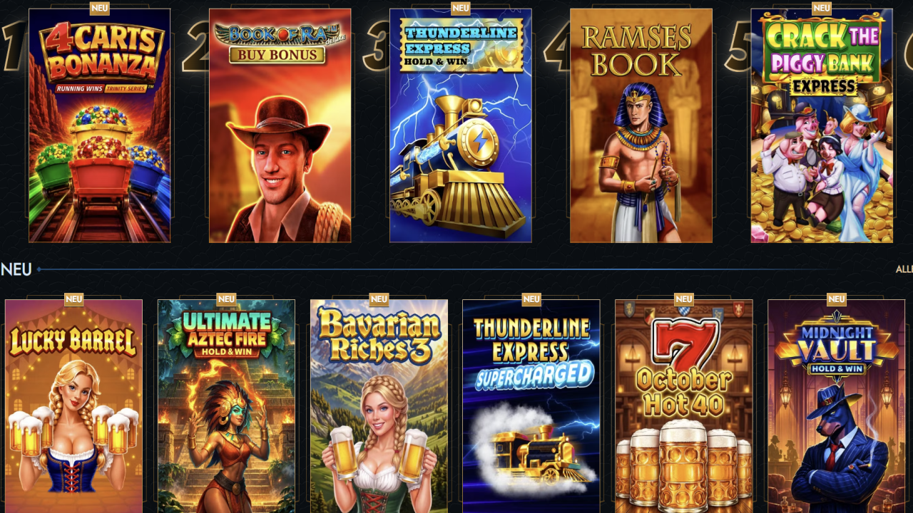 Tower Casino games